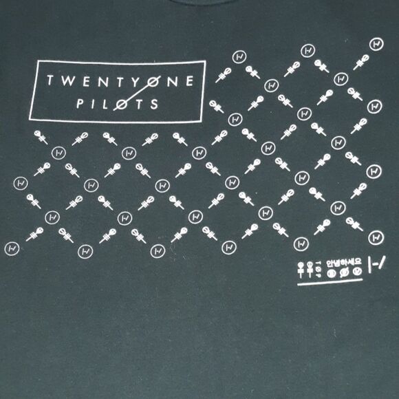 Twentyone Pilots Graphic Symbols T-Shirt Large - Picture 2 of 5